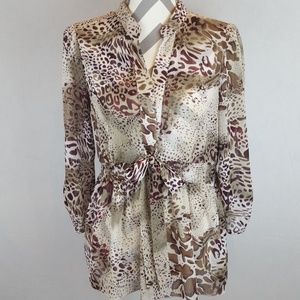 Animal Print Blouse